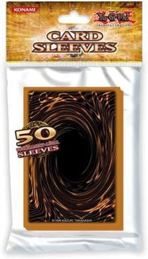 Konami TCGACC197 Yu-Gi-Oh! Standard Card Back Sleeves (50 Pack) - Durable, Tournament-Ready Card Protectors 1