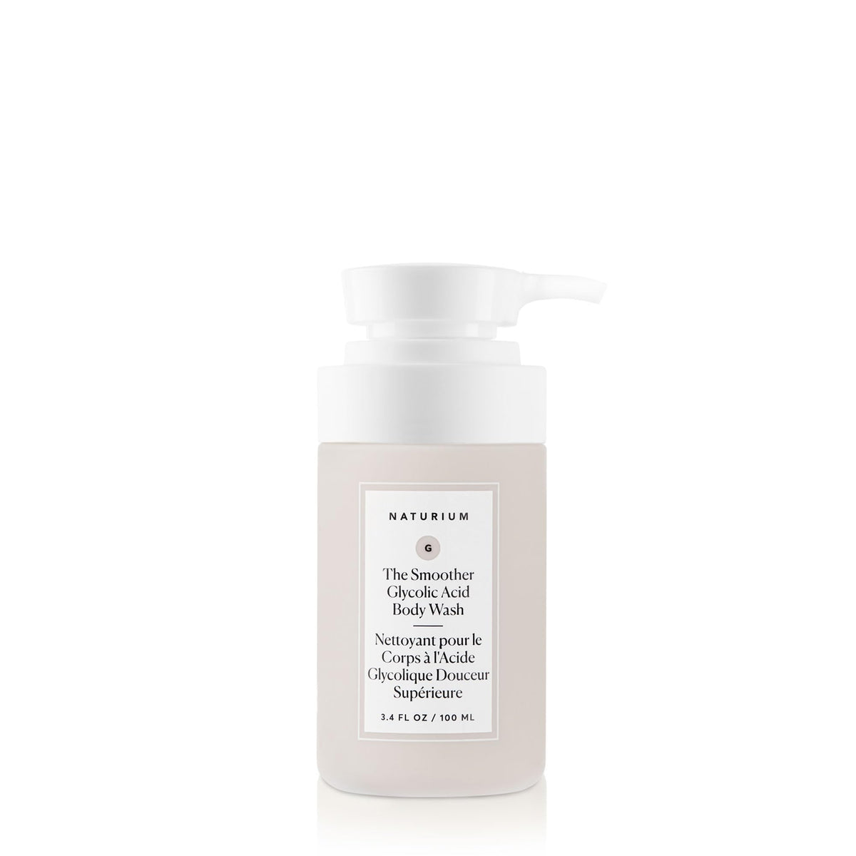 Naturium The Smoother Glycolic Acid Exfoliating Body Wash - 100 ml | Exfoliating | Liquid