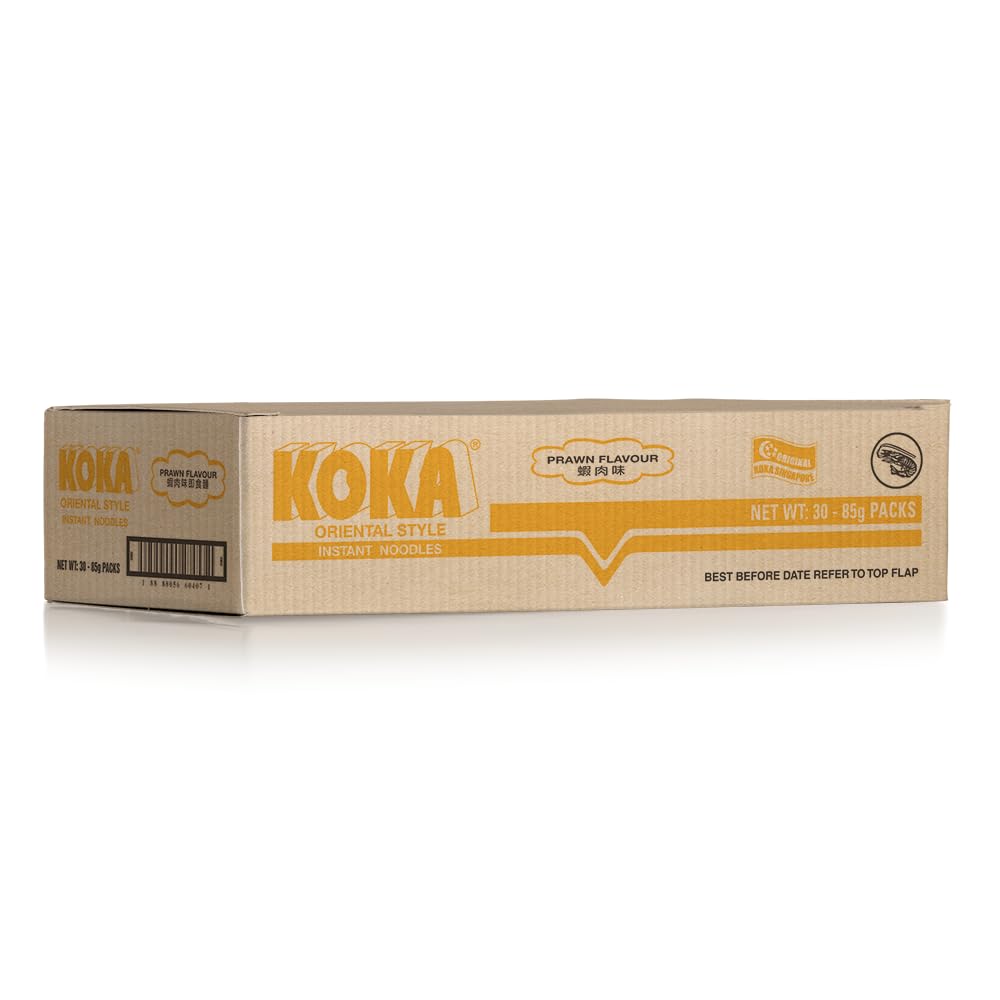 KOKA Original Prawn Flavour Oriental Style Instant Noodles - 30 x 85 g