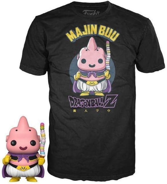 Dragon Ball Z Majin Buu Graphic T-Shirt - Black (L)