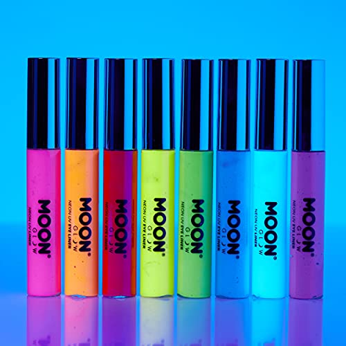 Moon Glow Neon UV Eye Liner 10 ml Jaune brille de mille feux sous un éclairage UV