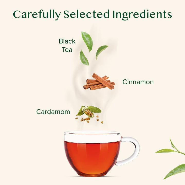 VAHDAM - Cinnamon Masala Chai Tea (100g, 50+ Cups) Whole Loose Leaf Tea