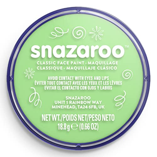 Snazaroo - Pale Green Classic Face and Body Paint (18ml)