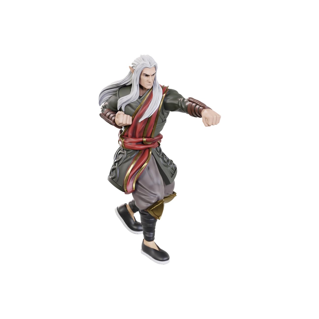 WizKids D&D Nolzur's Marvelous Miniatures - Archdruid & Martial Arts Adept | Unpainted Plastic Figure 4