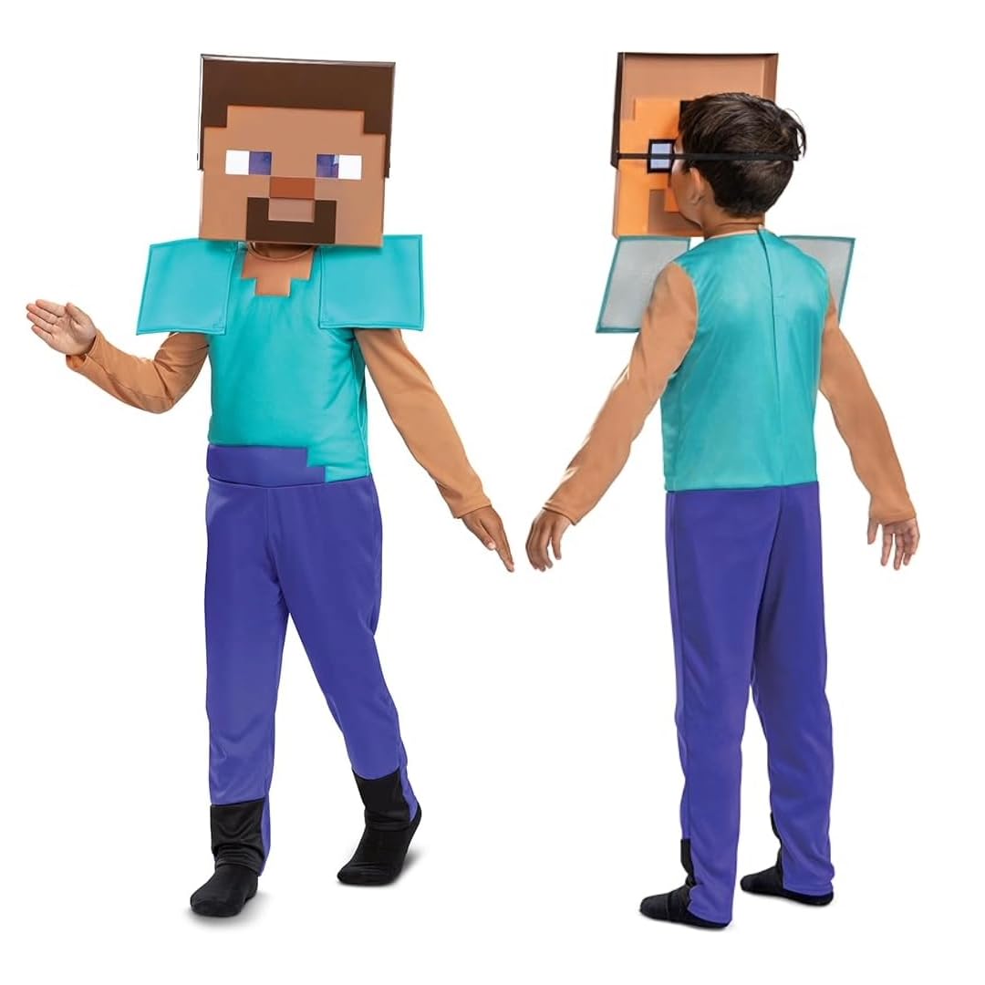 Minecraft Steve Costume - Child Size (4-6 Years) 1