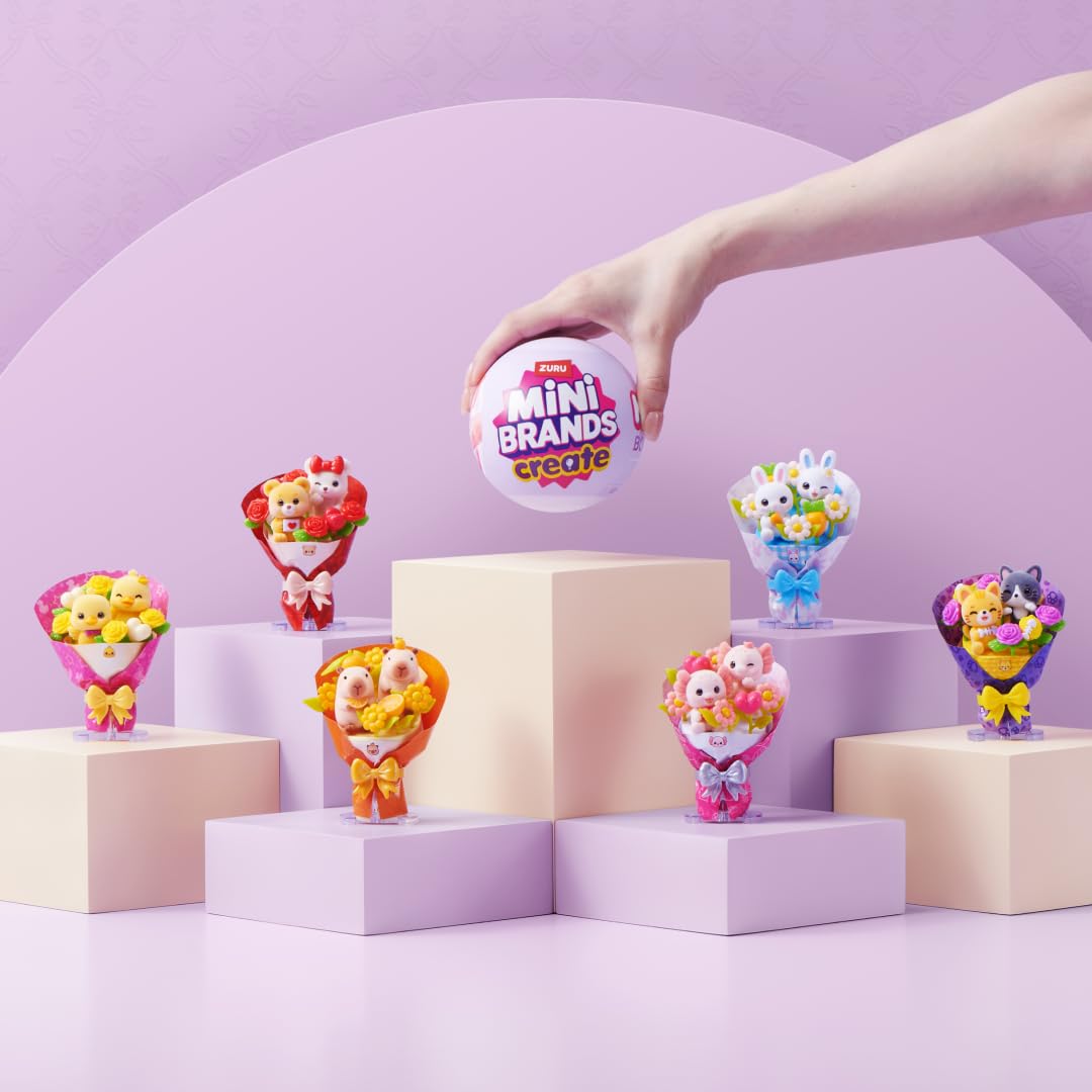Mini Brands Kawaii Bouquet Capsule Series 1 - Collectible Miniatures (2 Pack) 2
