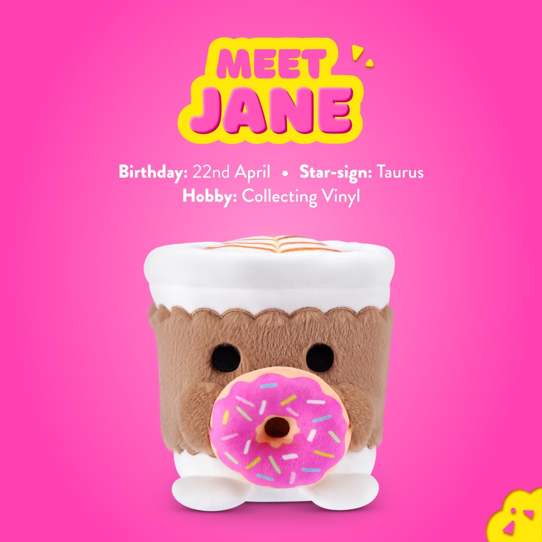 Snackles Core Series 2 8-inch Plush Doll (Coffee with Donut) by ZURU 3
