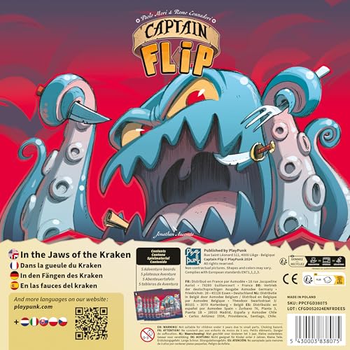 Asmodee Captain Flip - In den Fängen des Kraken Expansion (PLA383802)