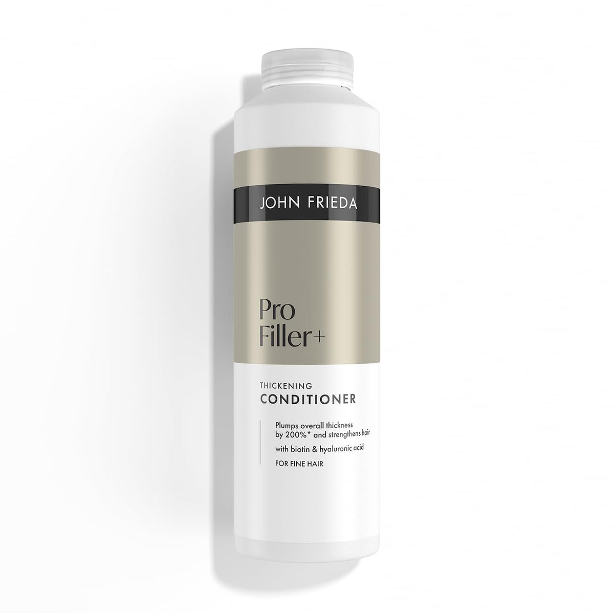 John Frieda PROfiller+ Thickening Conditioner for Fine Hair - 200% Thicker Hair, Strengthens & Hydrates, 500ml
