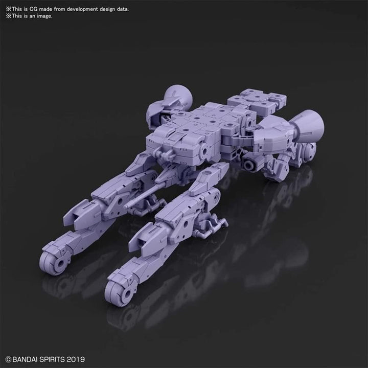 Bandai 30MM 1/144 Extended Armament Vehicle (Space Craft Ver.) Purple - Model Building Kit for Ages 14+