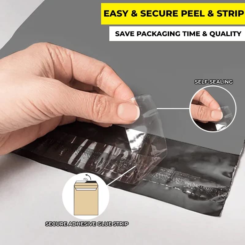 G4GADGET Grey Mailing Bags 10x14 Self Seal Parcel Postage Bags | 20 Pack 7