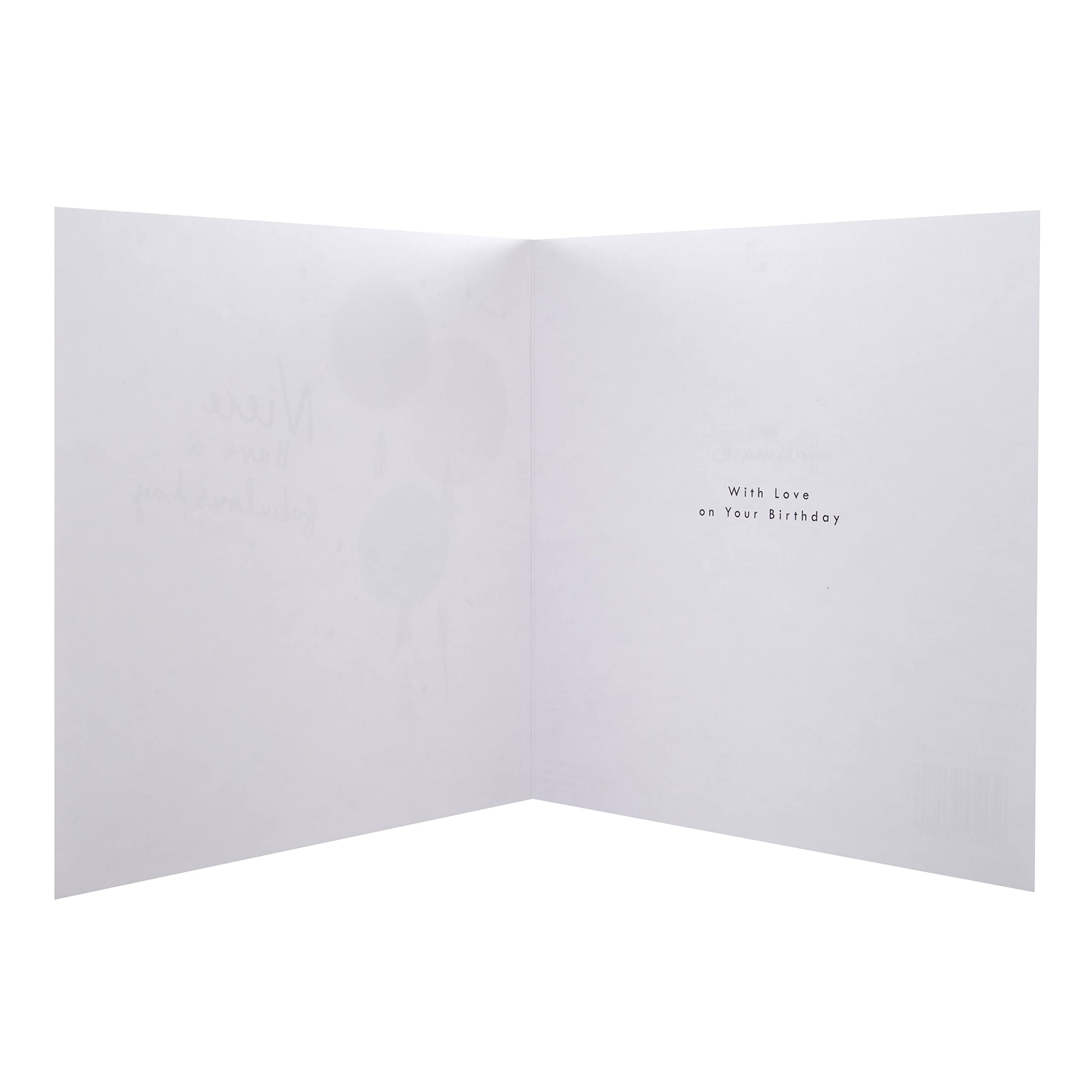 Hallmark Birthday Card for Niece - Large Size with Silver Foil & 3D Attachment 2