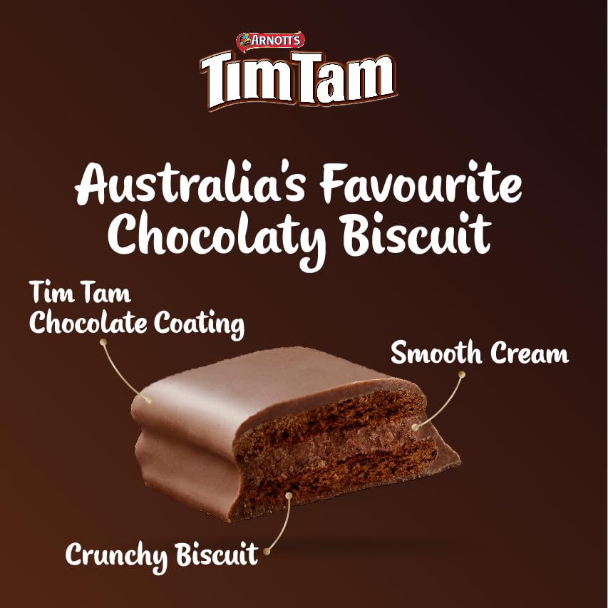 Tim Tam - Original Milk Chocolate Coated Biscuit Bars (163g) 3