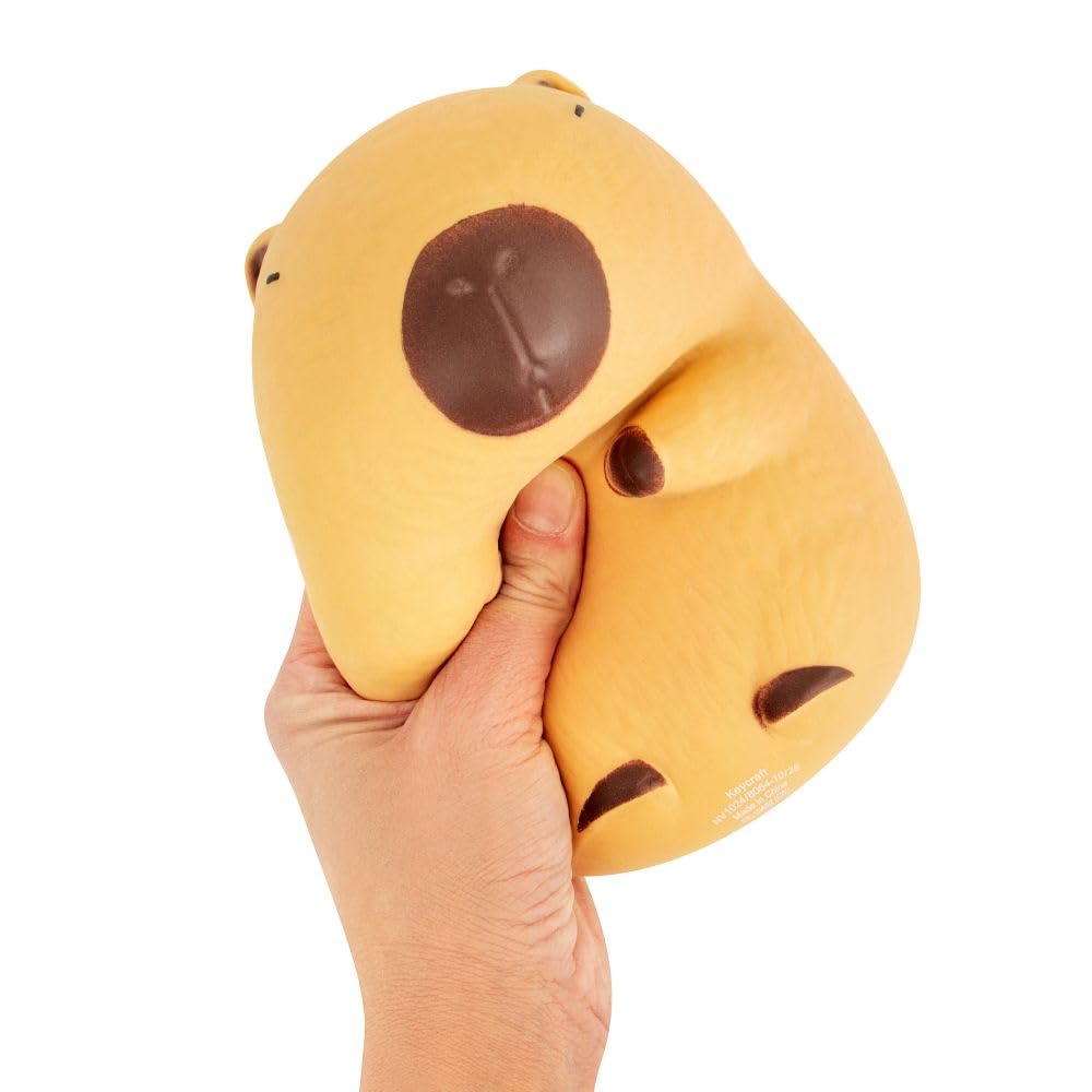 Keycraft Jumbo Squishy Capybara - Slow-Rise Sensory Toy | Extra Large | Yellow