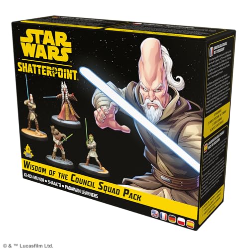 Atomic Mass Games Star Wars Shatterpoint Wisdom of the Council Squad Pack Expansion (FFGSWP50)