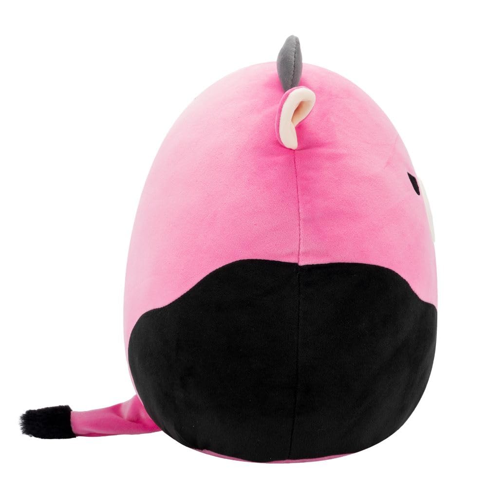 Squishmallows 12-Inch Pollyanna the Black & Pink Cow Plush 2