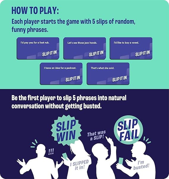 Gray Matters Games Slip It In - Party Card Game for Adults (SLIP2024) 2