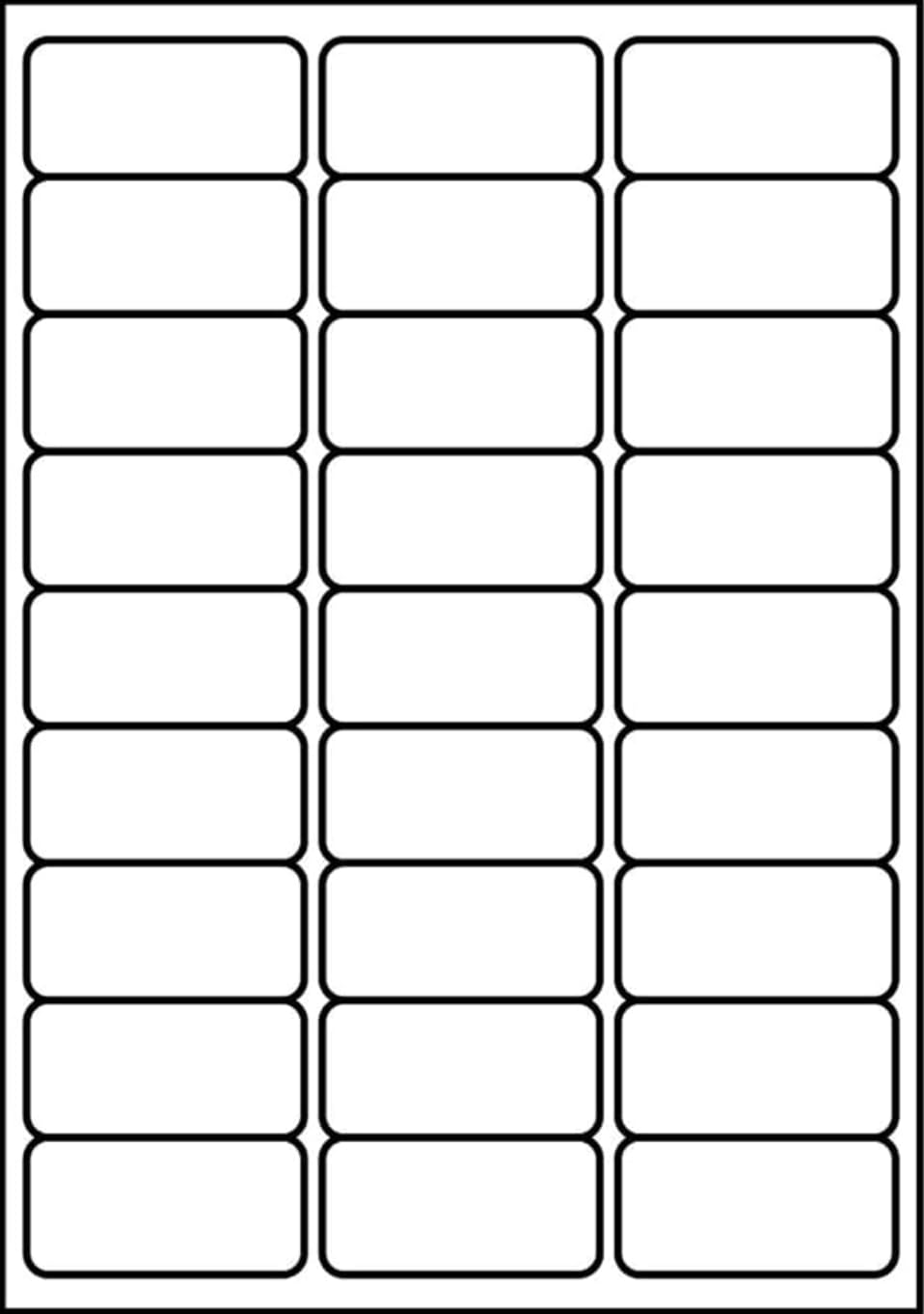 SmithPackaging A4 Self Adhesive Address Labels - 27 Labels/Sheet, 20 Sheets | Matte White Permanent Adhesive 1