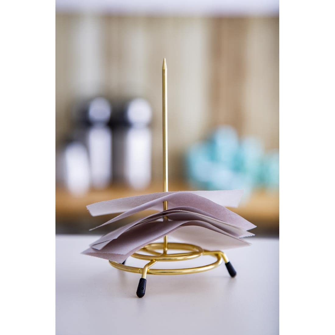 Olympia C568 Bill Spike - Durable Stainless Steel Memo Holder | Gold Finish | 150mm Height