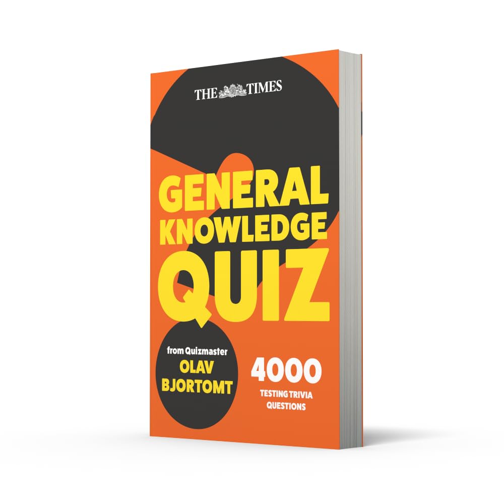 Times Books The Times General Knowledge Quiz Book - 4,000 Questions, 200 Quizzes, Paperback