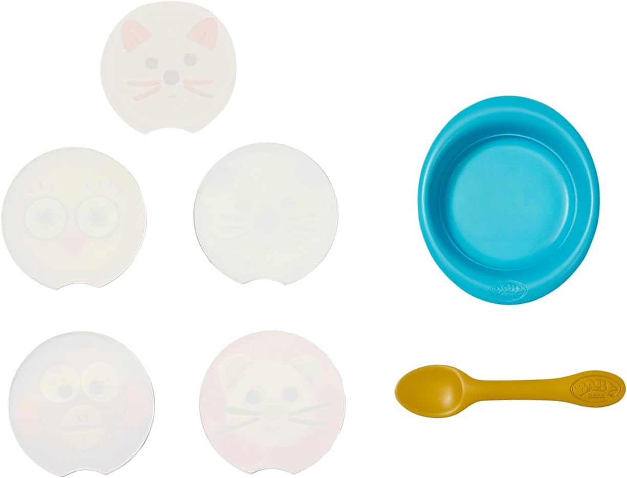 BABY born Feeding Set - 5 Water-Reveal Meals for Dolls 36-43cm 1