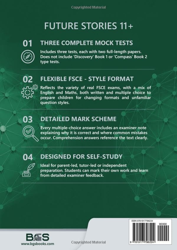 BGS Books FSCE Style 11+ Practice Papers: Book 3 - Maths and English | 3 Tests