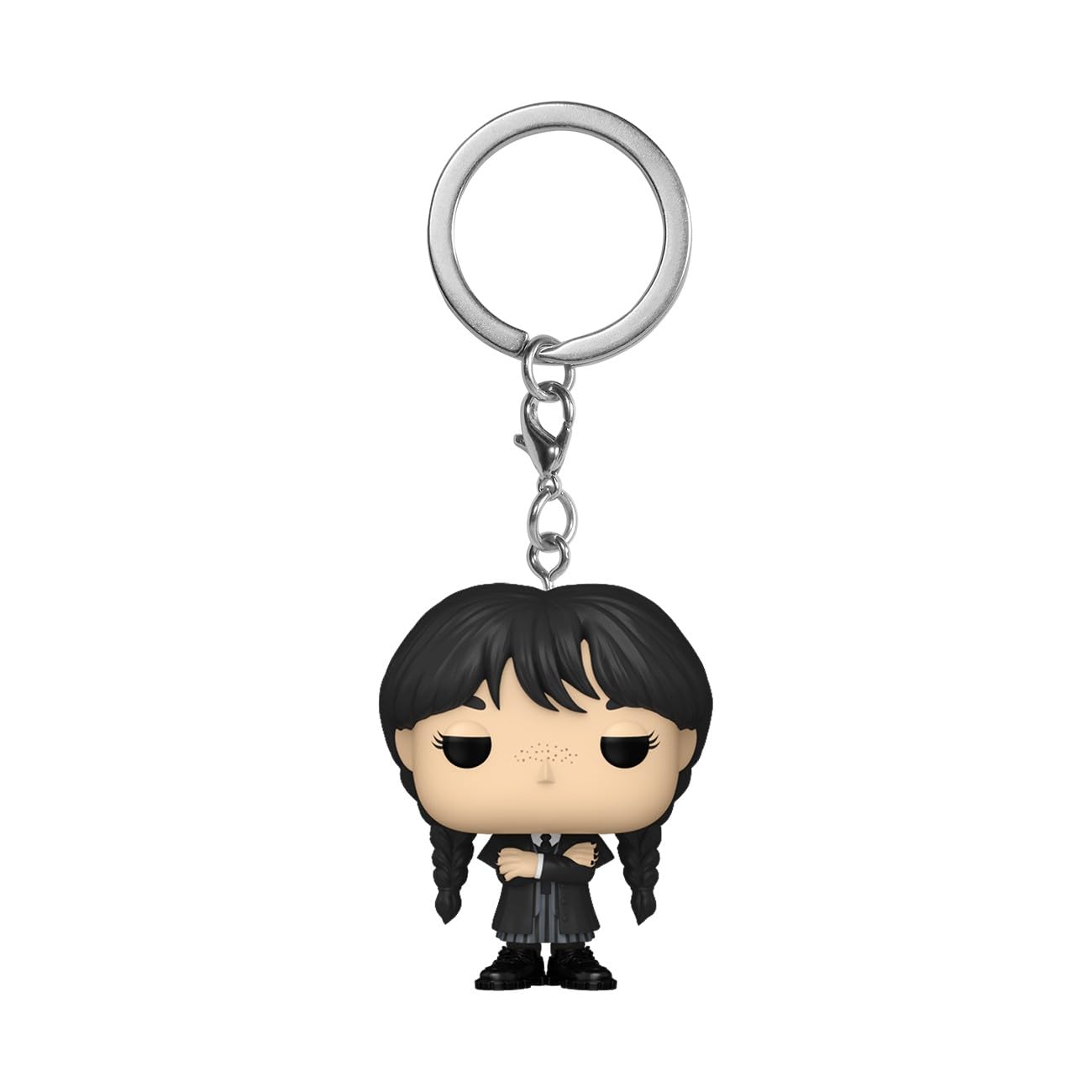 Funko Pop! Keychain - Wednesday - Mini Vinyl Figure | 4.63-in Tall | Multicolor 1