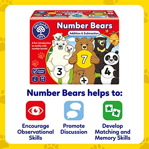 Orchard Toys Number Bears Maths Game Board Game (113)