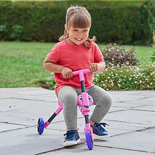 Scuttlebug 3-Wheel Foldable Ride-On Tricycle - Butterfly Design for 1+ Year Olds