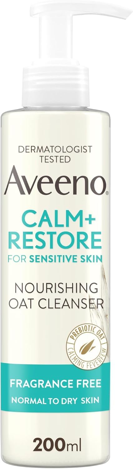 Aveeno Face Calm+Restore Nourishing Oat Cleanser - 200ml