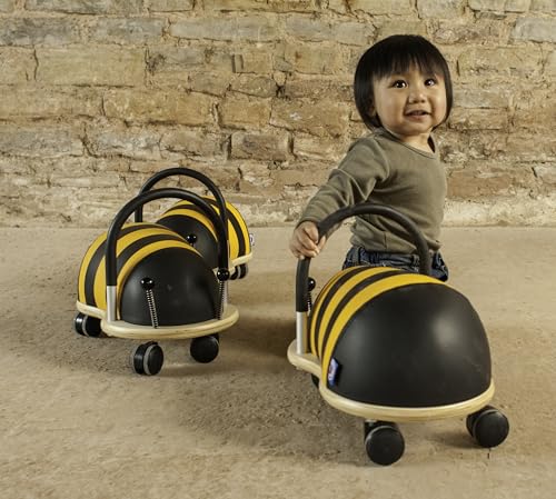 Wheelybug Toddler Wooden Ride-On - Small Bee | Ages 1-3 Years | Multi-Directional Castors 21