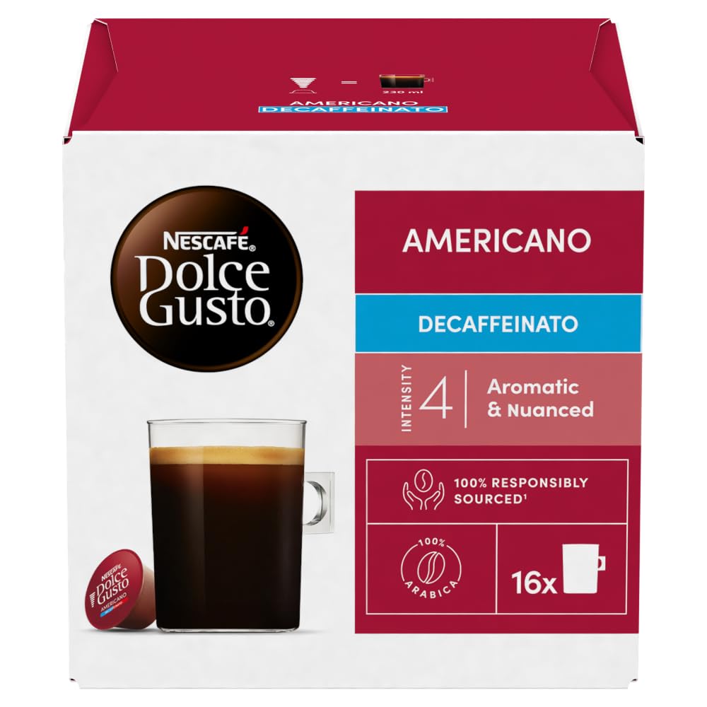 Nescafé Dolce Gusto Americano Decaf Coffee Pods - 48 Servings | Gluten Free 1