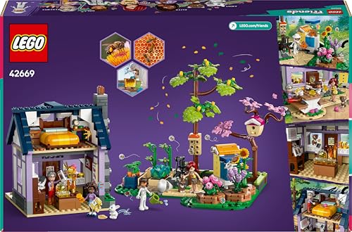 LEGO Friends Beekeepers’ House and Flower Garden Playset - 1161-Piece Building Set with 4 Mini Dolls, Cat and Rabbit Figures for Ages 12+ 22