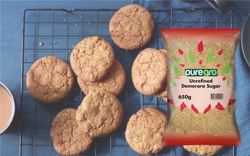 Puregro Demerara Sugar - Golden Cane Sugar for Baking & Beverages | 650 g 2
