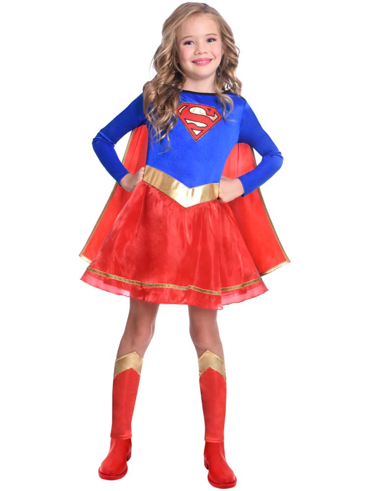 amscan Warner Bros. DC Comics Supergirl Classic Fancy Dress Costume - Kids 1