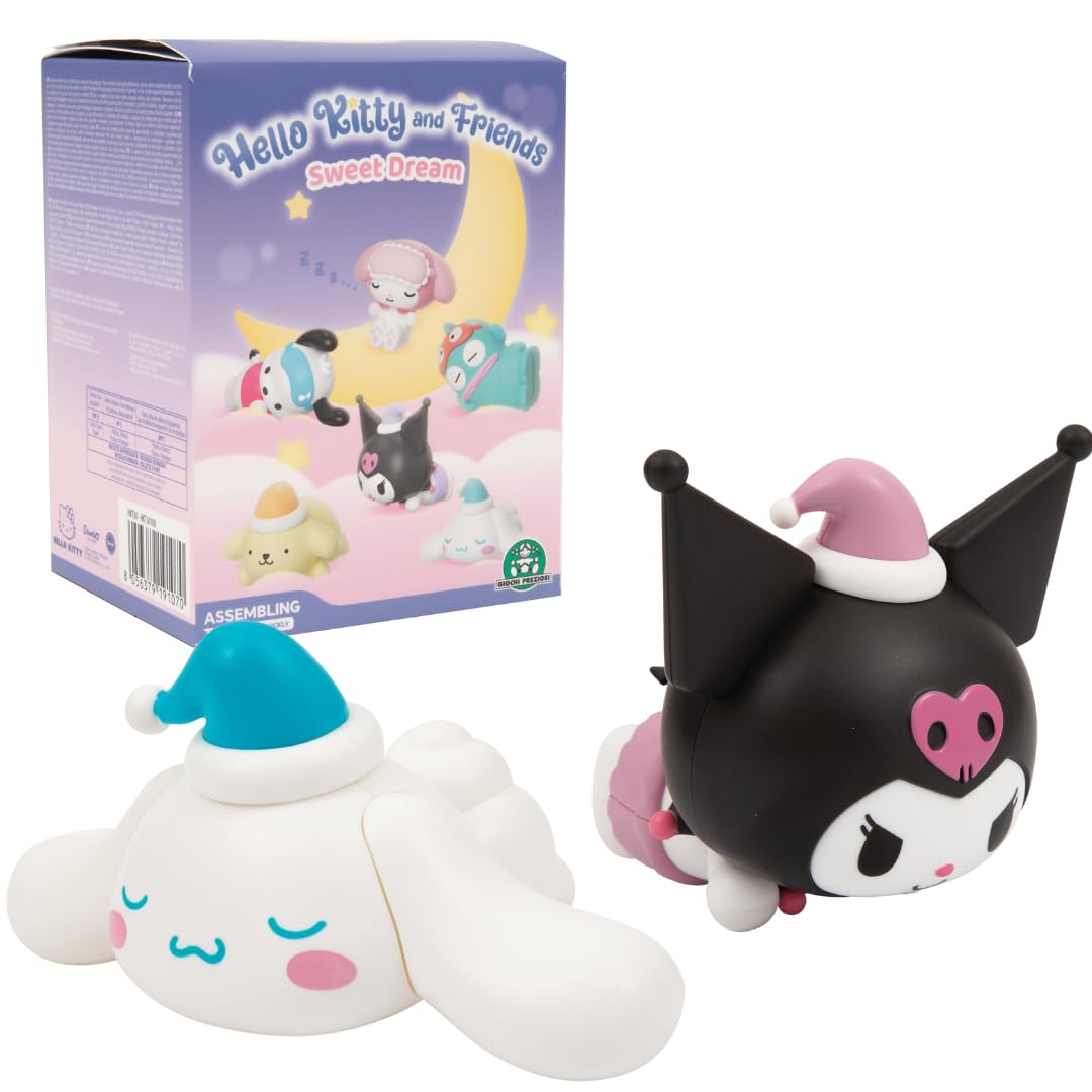 Hello Kitty Mini Figure Blind Bag - Sweet Dreams Series | 1 Random Collectible Figure | Plastic 1