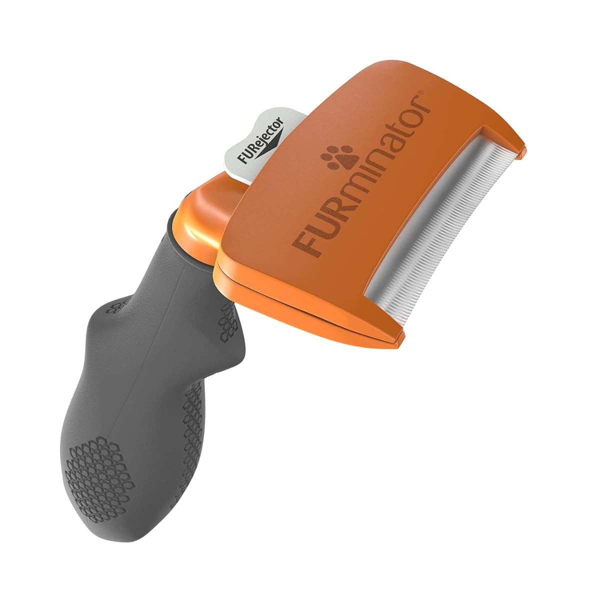 FURminator Undercoat deShedding Tool - Medium Short Hair Dogs (9-23 kg) | Orange/Grey | Size M 2