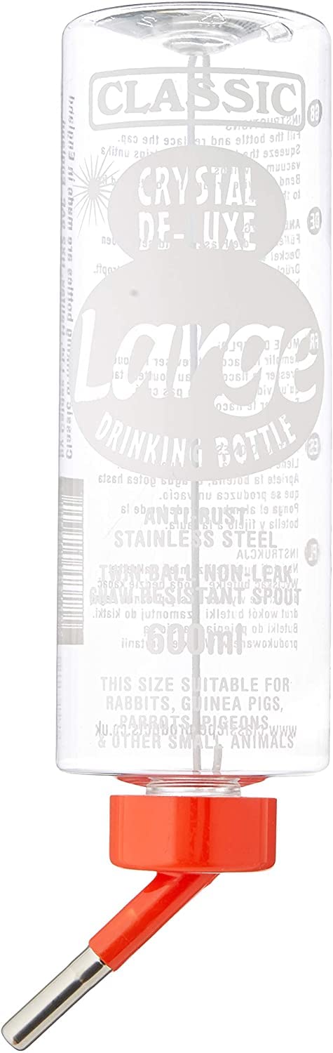 WUNDAPETS Classic 600ml Water Bottle - 3 Pack | Stainless Steel Spout | Leak-Resistant 3