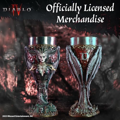 Nemesis Now Diablo IV - Lilith Resin Goblet (B6442X3) 8