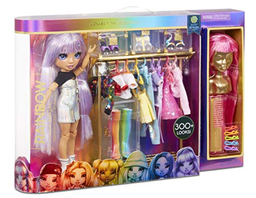 Rainbow High Fashion Studio - Exclusive Avery Styles Doll with 2 Wigs & 300+ Mix-and-Match Outfits, Age 4+ 17