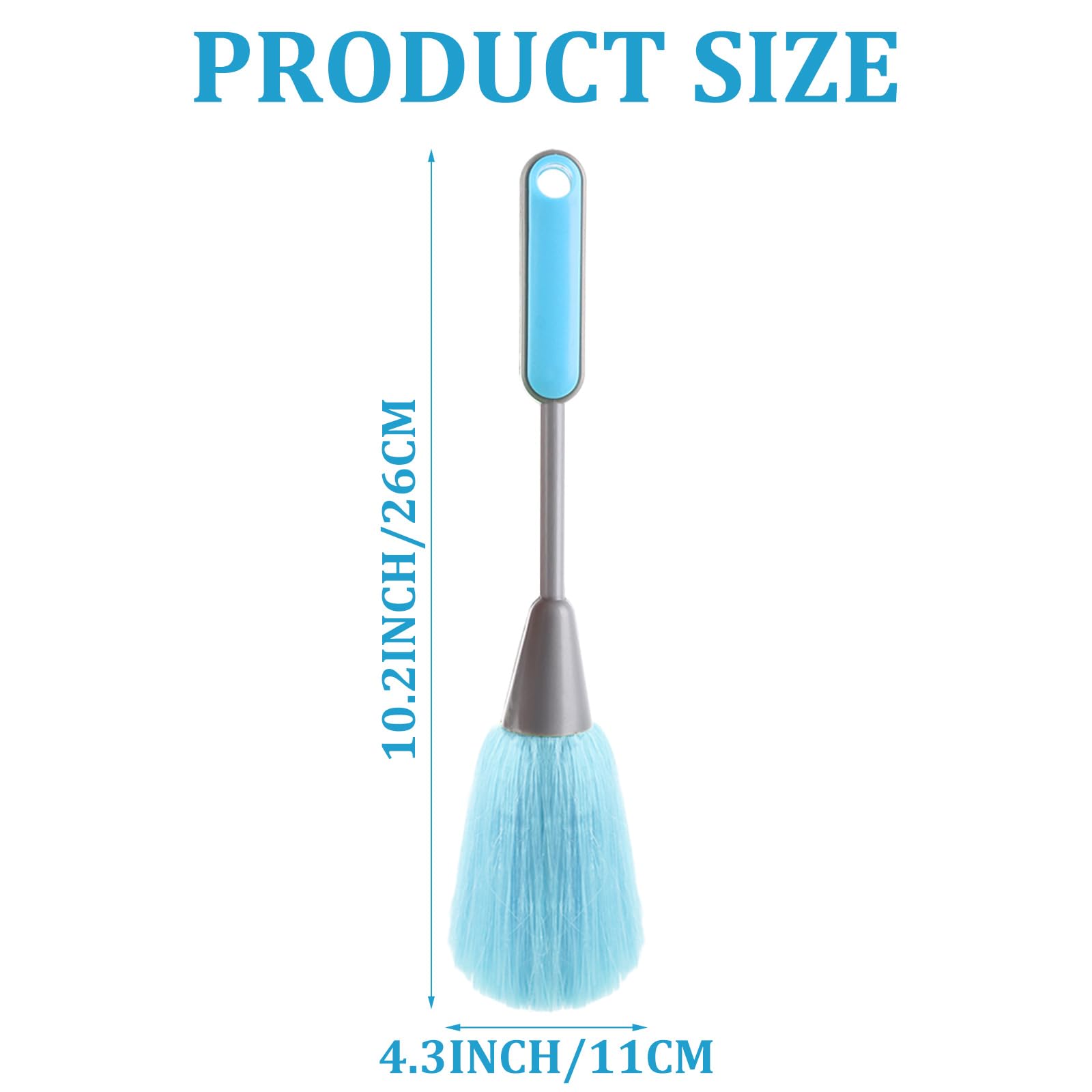 ASelected Fluffy Microfiber Duster - 3 Pack, Anti-Static, Washable | For Delicate Objects & Tight Spaces 2
