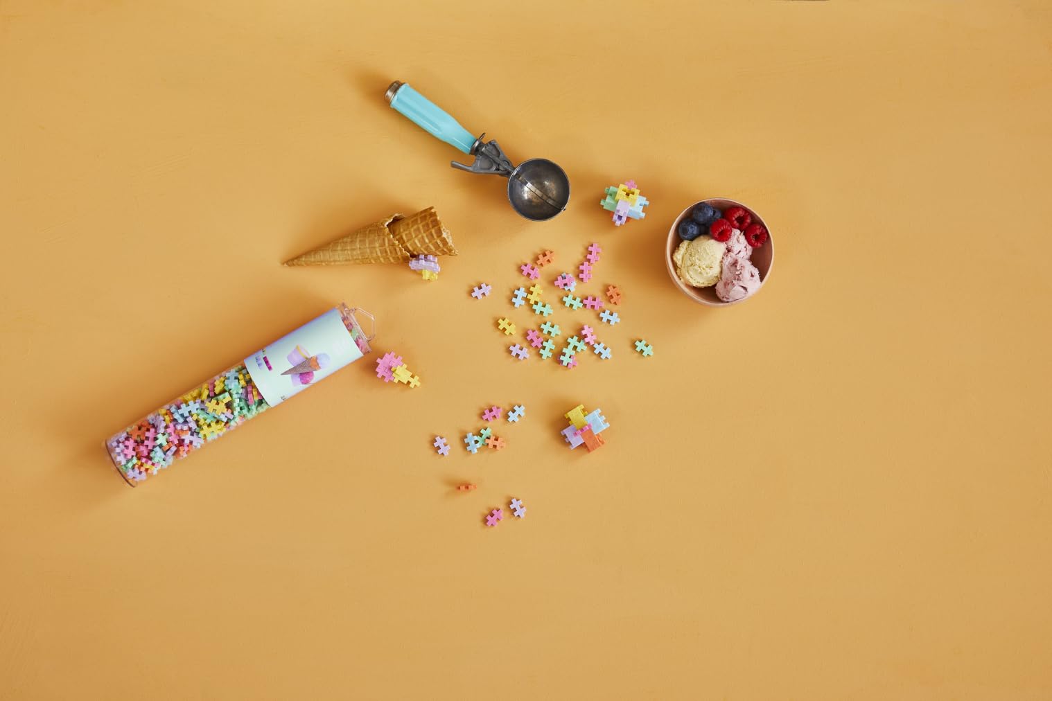 PLUS PLUS Building Blocks - 240 Piece Gelato Mix | Ages 5-12 | Made in Denmark 8