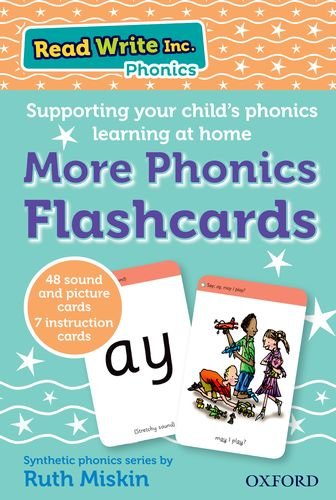 Read Write Inc. Phonics: Home More Phonics Flashcards - Ruth Miskin (Flashcards, Home Learning Edition)