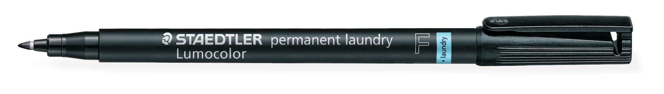 STAEDTLER Lumocolor Permanent Laundry Marker - Fine 0.6mm Line | Black Ink | Pack of 1 4