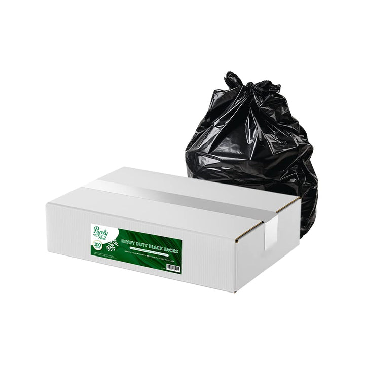 Blake & White Purely Kind Heavy Duty Black Sacks | 100L | Roll of 30