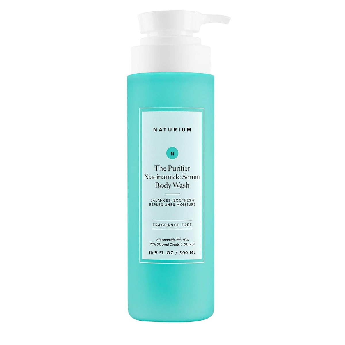 Naturium The Purifier Niacinamide Serum Body Wash - Gentle Cleanser, Conditioning | 500 ml