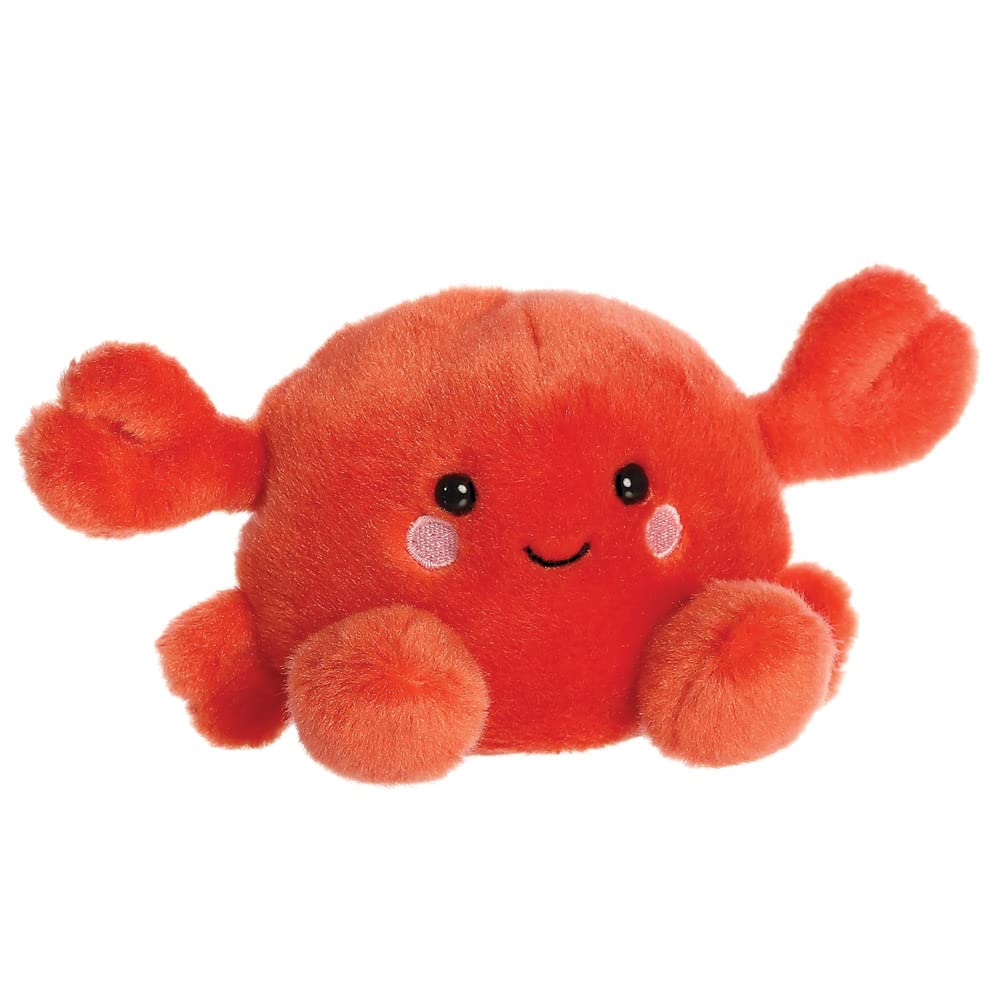 Aurora Snippy Crab Soft Toy - 13 cm, Red, Suitable from Birth