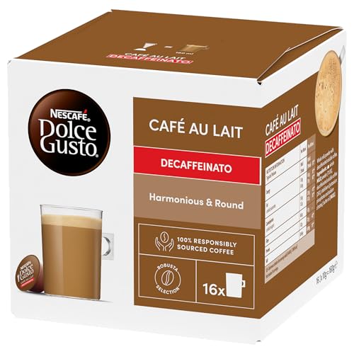 NESCAFÉ DOLCE GUSTO Café Au Lait Decaf Coffee Pods (48 Servings)