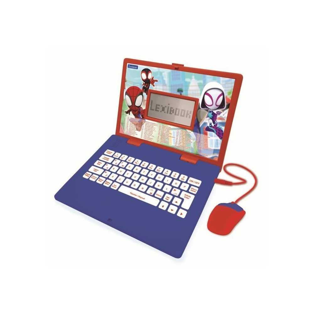 Lexibook Spider-Man Educational Bilingual Laptop - 124 Activities for Kids 5-8 1