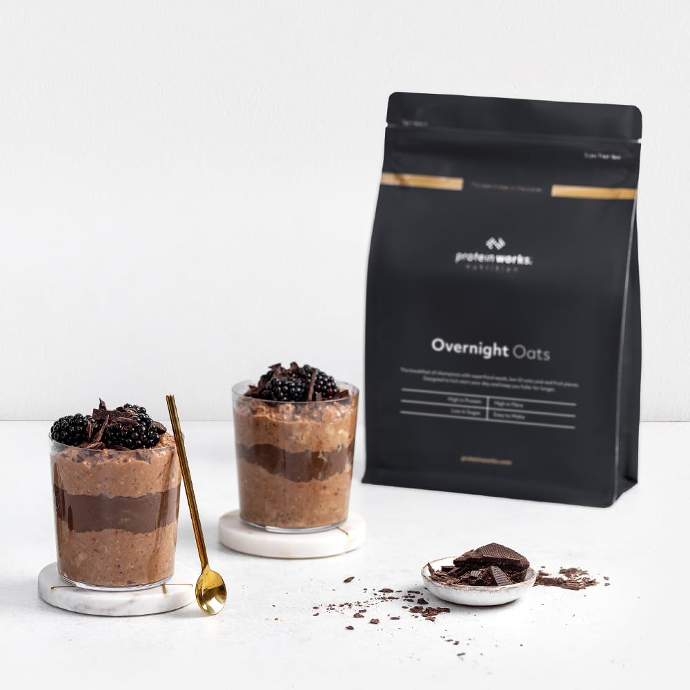 Protein Works Overnight Oats - High Protein Breakfast, Low Sugar, Summer Berries, 1 Kg 2